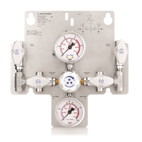 Diaphragm single stage manual switchover board – CC283/CC383